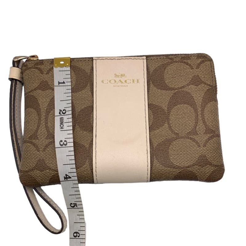 COACH Coated Canvas Wristlet