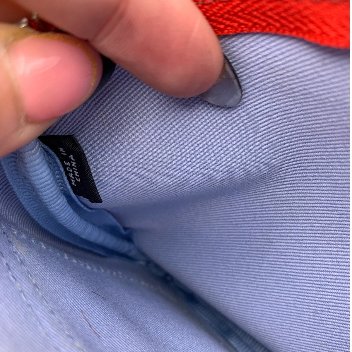 Vintage COACH y2k Red 2 Toned Wristlet