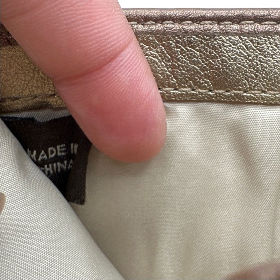 y2k COACH Vintage Carriage Bronze Wallet