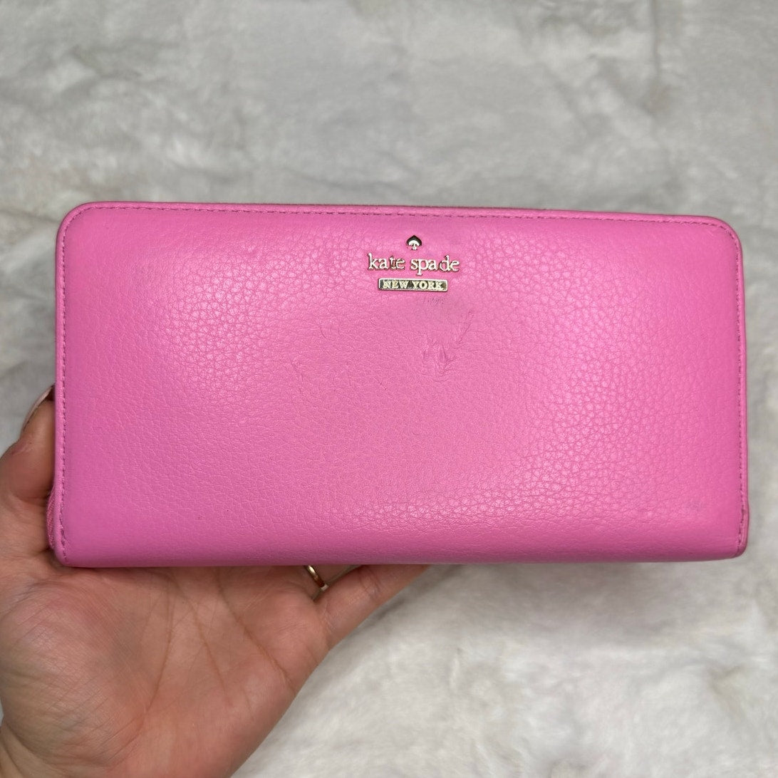 Kate Spade New York Pink Zip Around Wallet