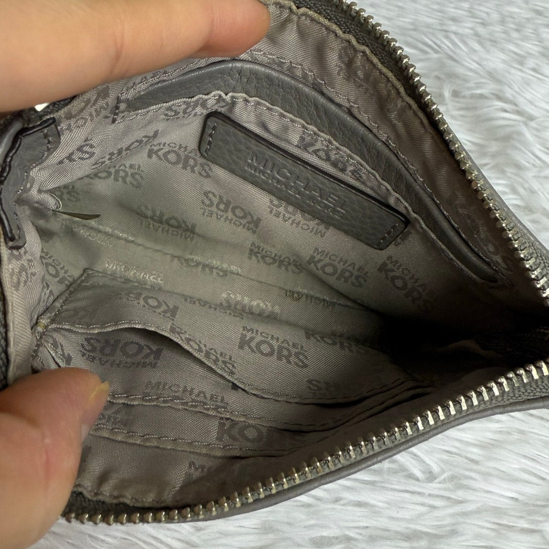 SALE Michael Kors Gray Wristlet