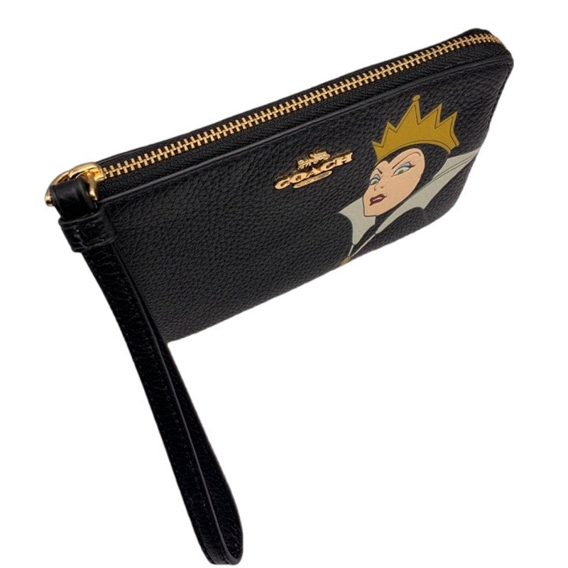 Disney X COACH Corner Zp Wristlet With Evil Queen Motif