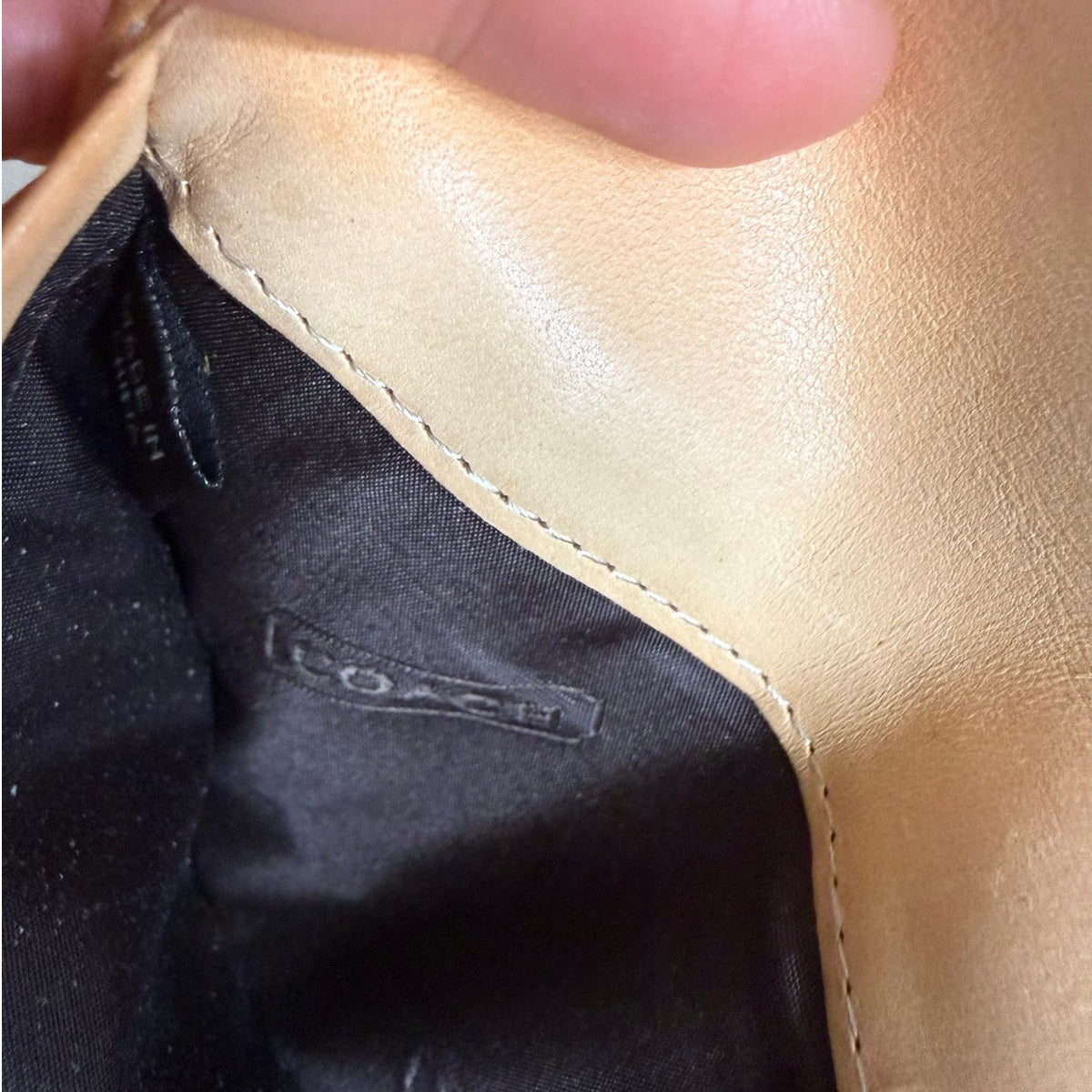 Coach Tan Brown Signature Wallet