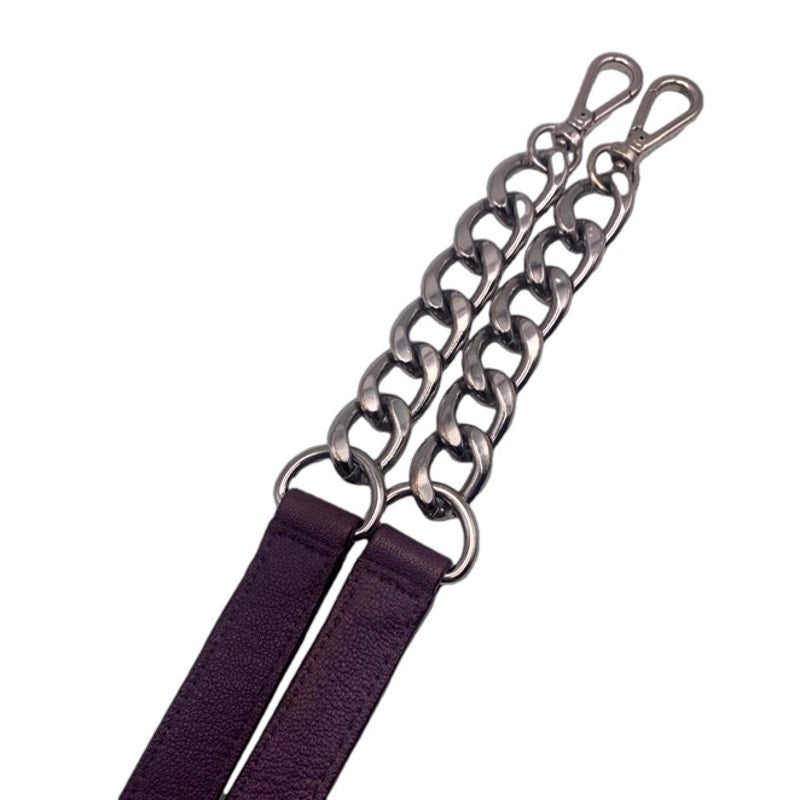 Michael kors Chain Silver Burgundy Replacement Strap