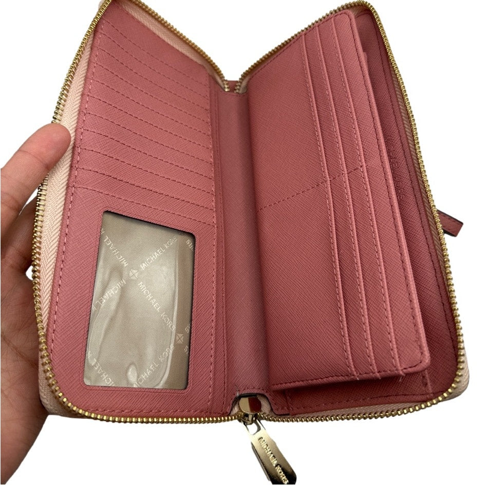 MICHAEL KORS JET SET TRAVEL CONTINENTAL WALLET IN BALLET MULTI