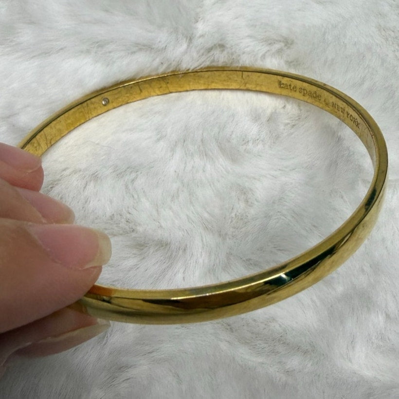 kate spade New York Gold Spade Bangle Bracelet