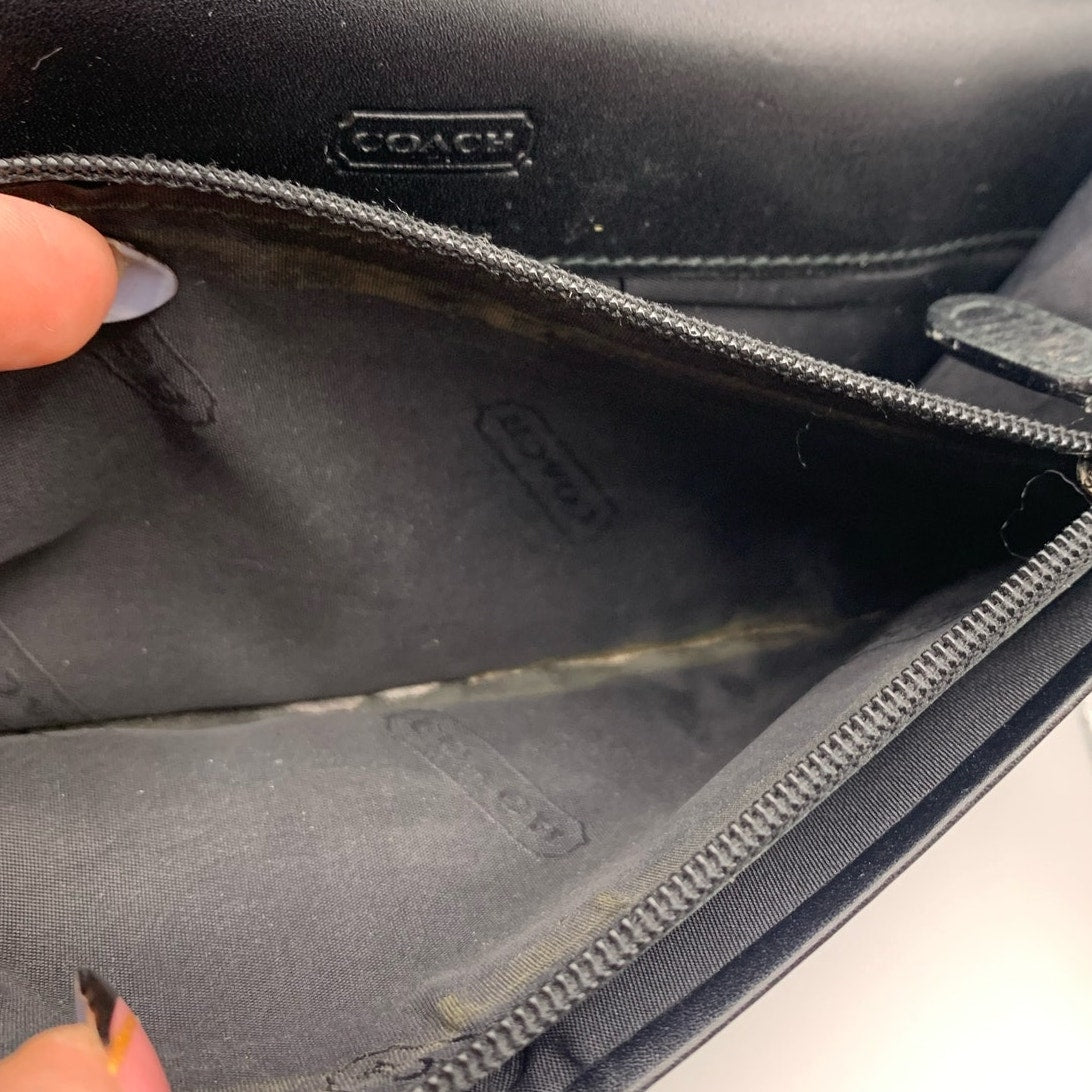 Vintage COACH y2k Black Wallet