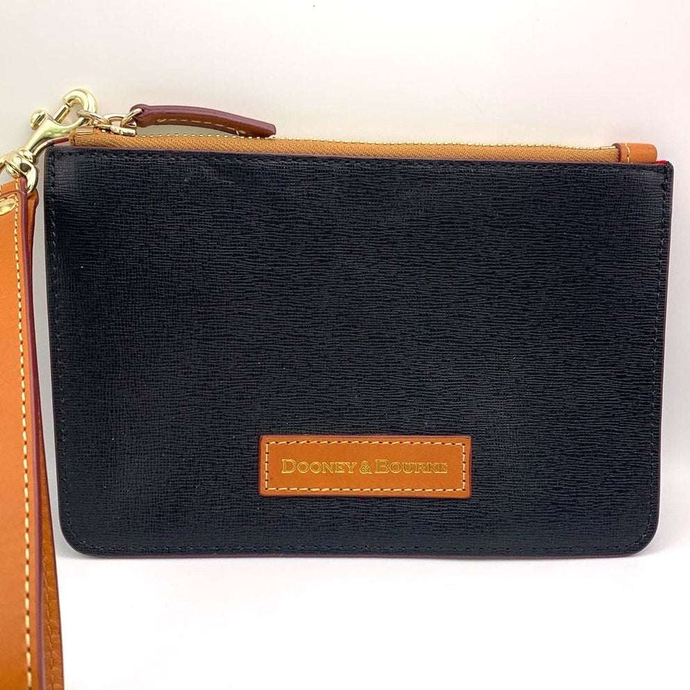DOONEY & BOURKE Black Brown Wristlet
