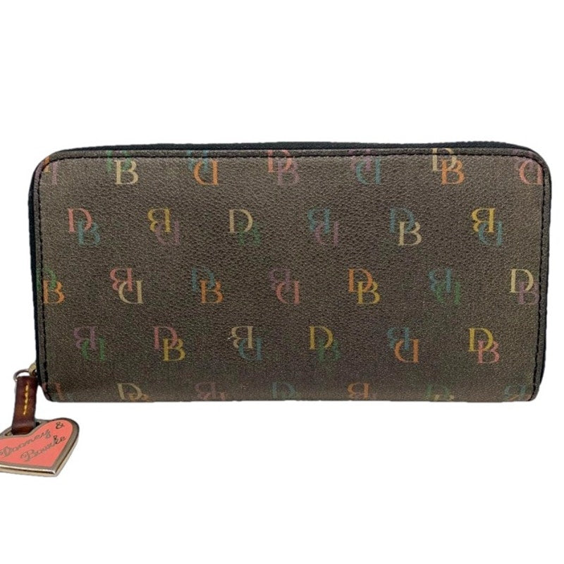 Vintage DOONEY & BOURKE Rainbow Zip Around Wallet