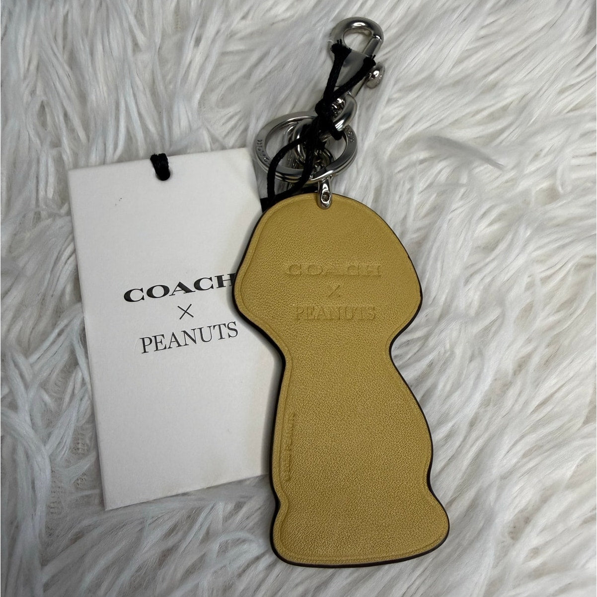 NWT Coach X Peanuts Charlie Brown Bag Charm