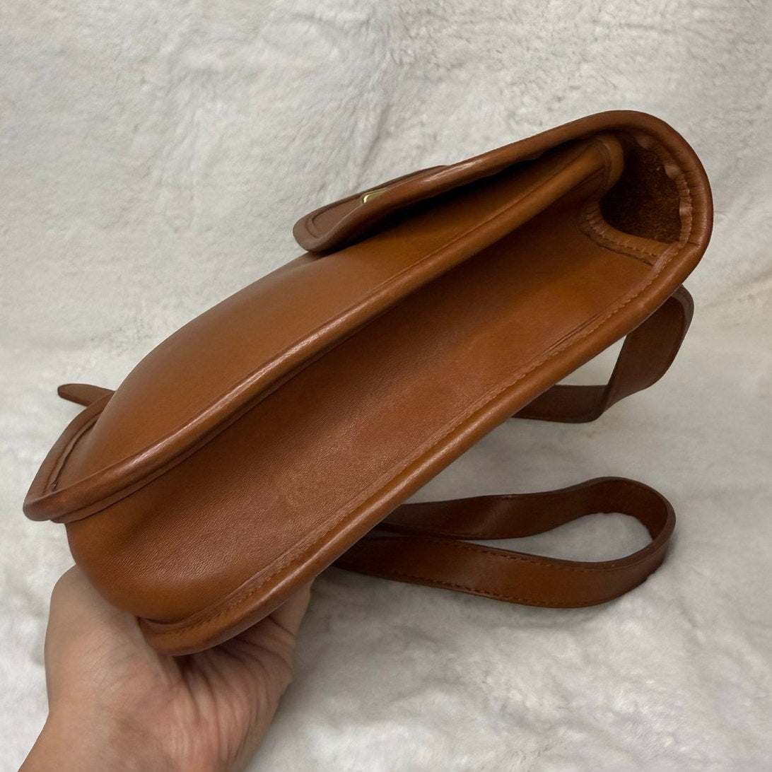 Vintage Coach Project Bag Small SidePack 9978 British Tan Crossbody