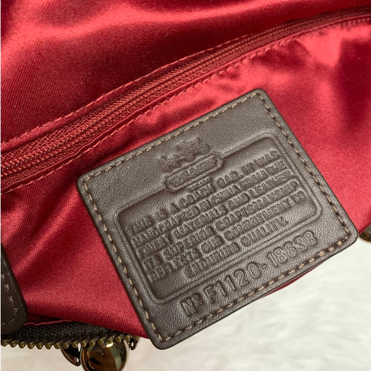 Coach Bag Madison 2011 Sequins Bronze Mini Sophia Satchel Bag