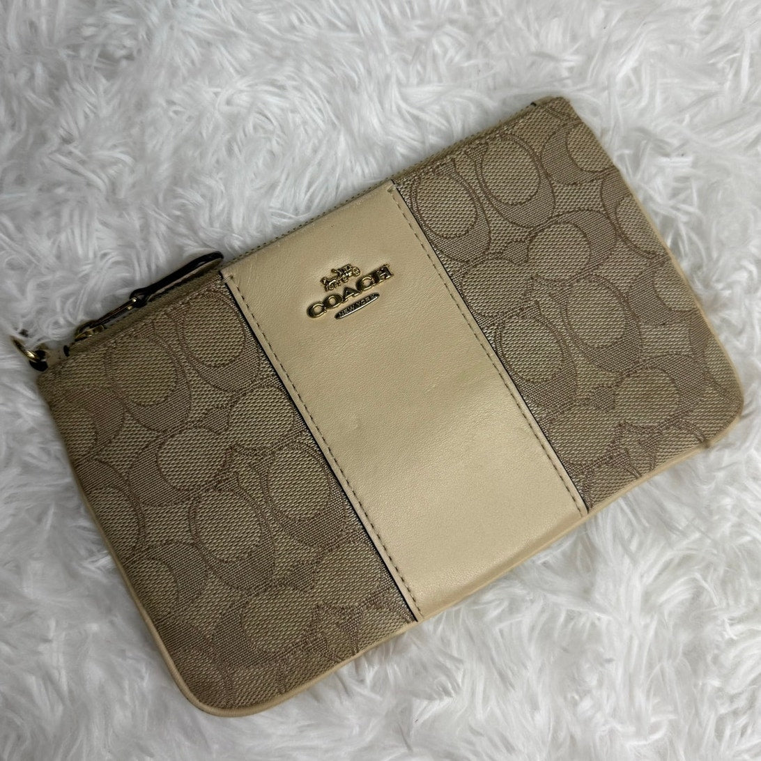 Coach Cream Pouch