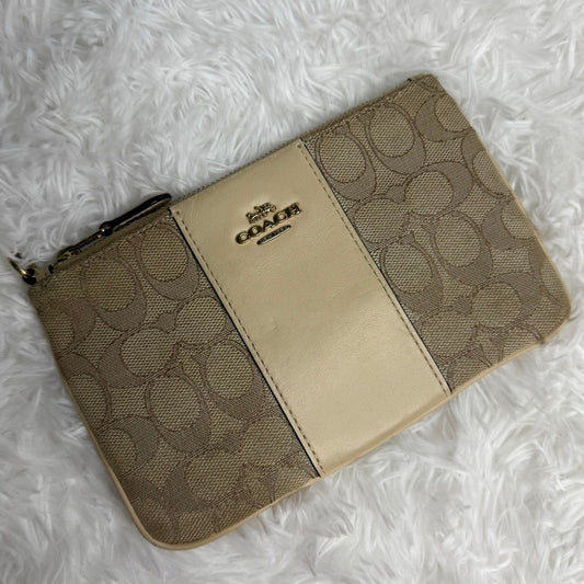 Coach Cream Pouch