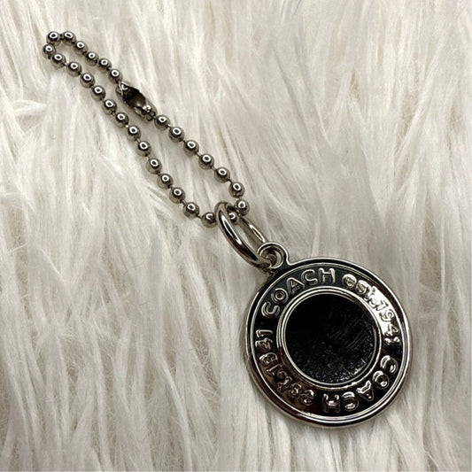 1" Coach Metal Circle Replacement Hangtag Hang Tag Bag Charm