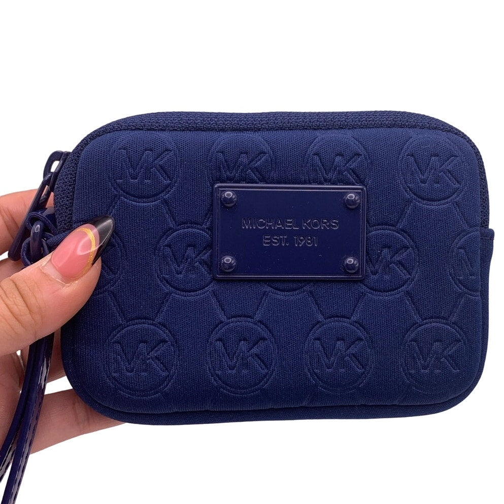 Michael Kors Blue Soft Wristlet