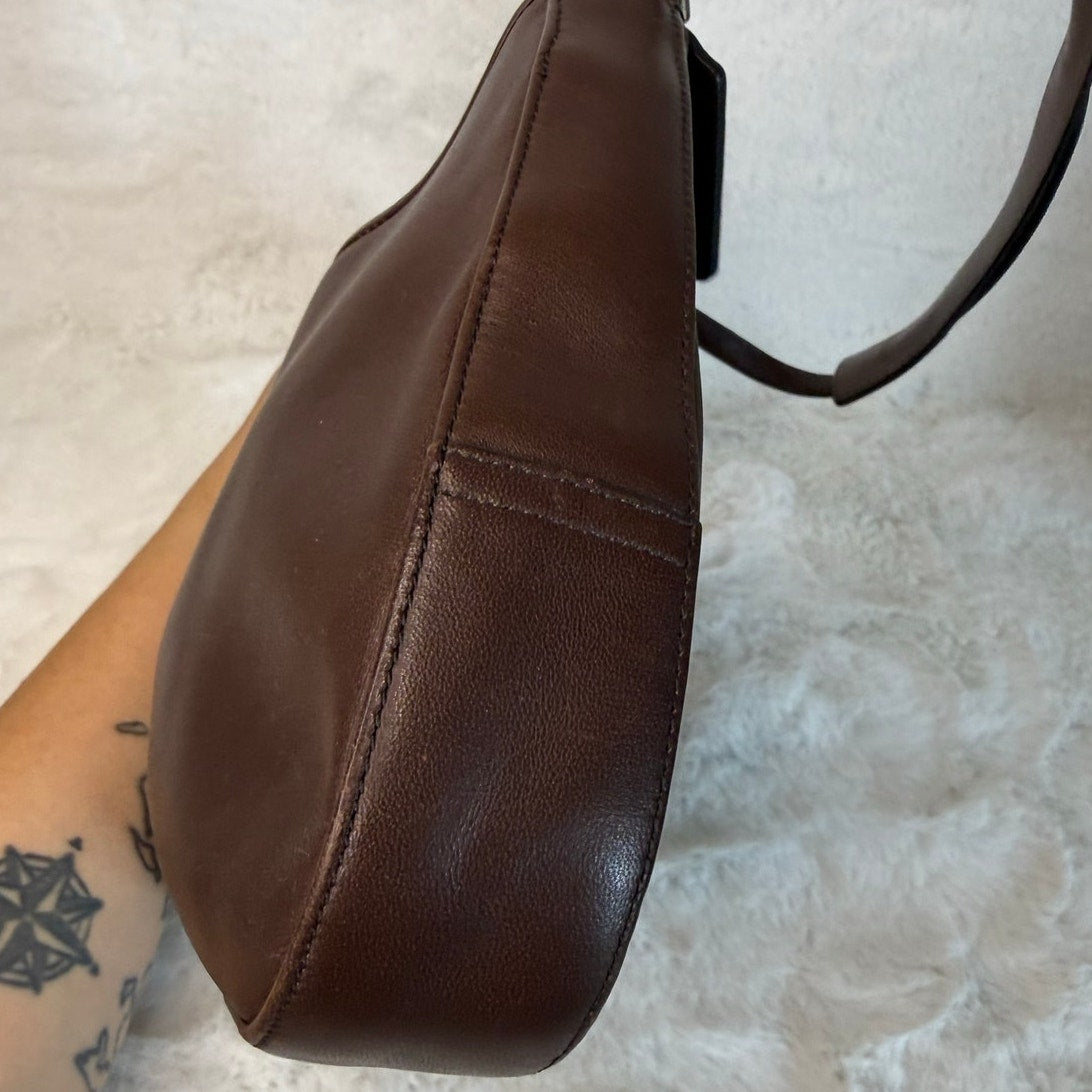 Vintage Coach y2k 2002 Legacy Hobo Mahogany Bag