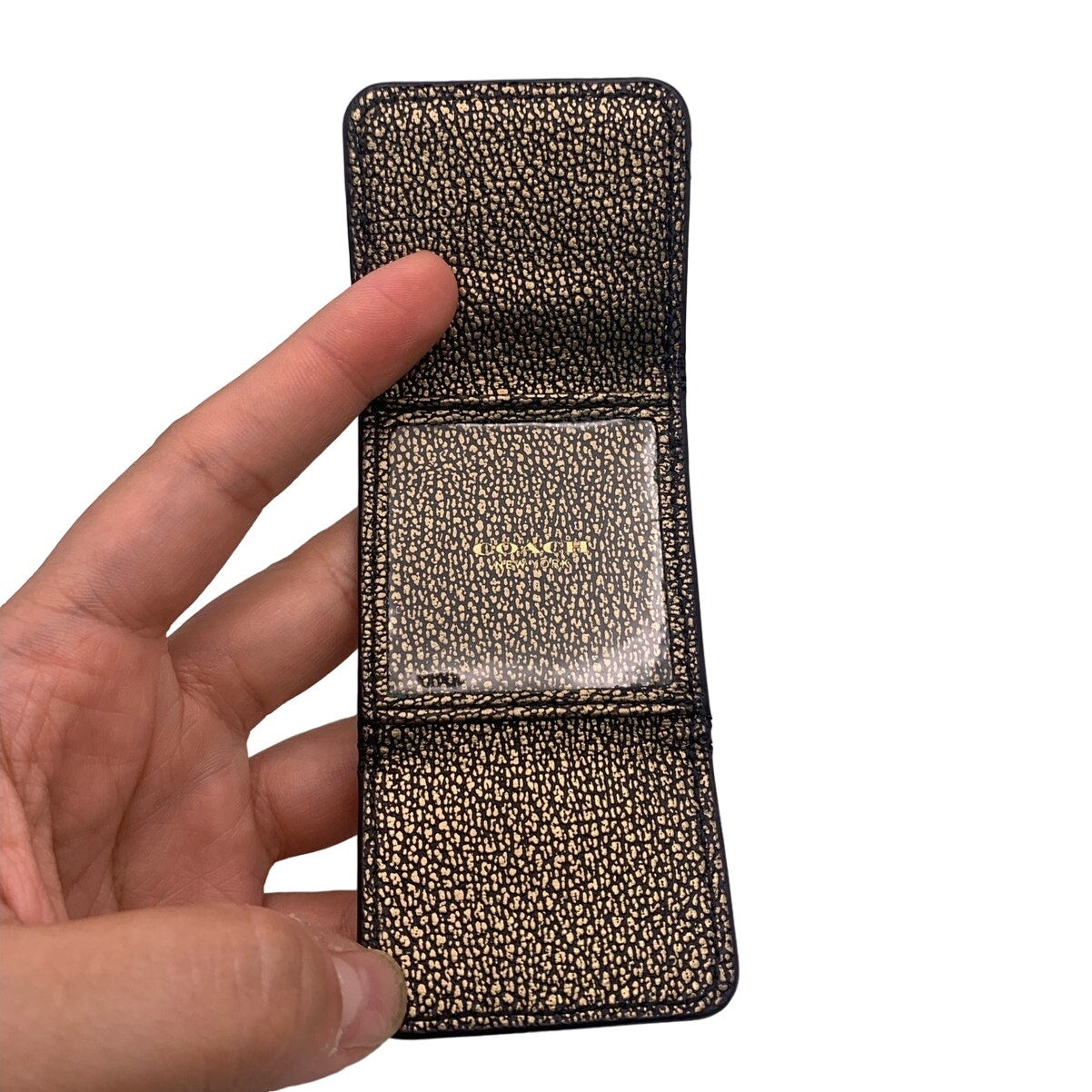 COACH Mini Photo Frama Bag Charm Key Fob