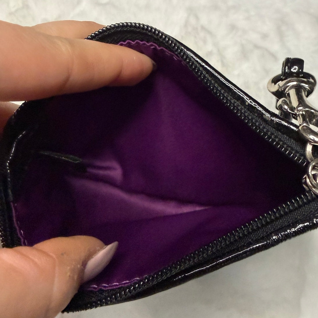 COACH Poppy Black Wristlet