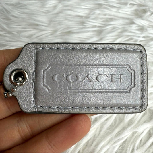 2.5" COACH Fob Bag Charm Hang tag Hangtag