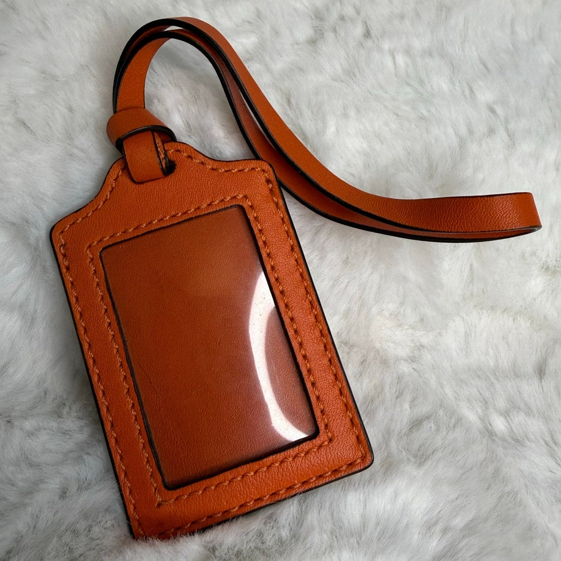 Coach Luggage Orange Tag Bag Picture