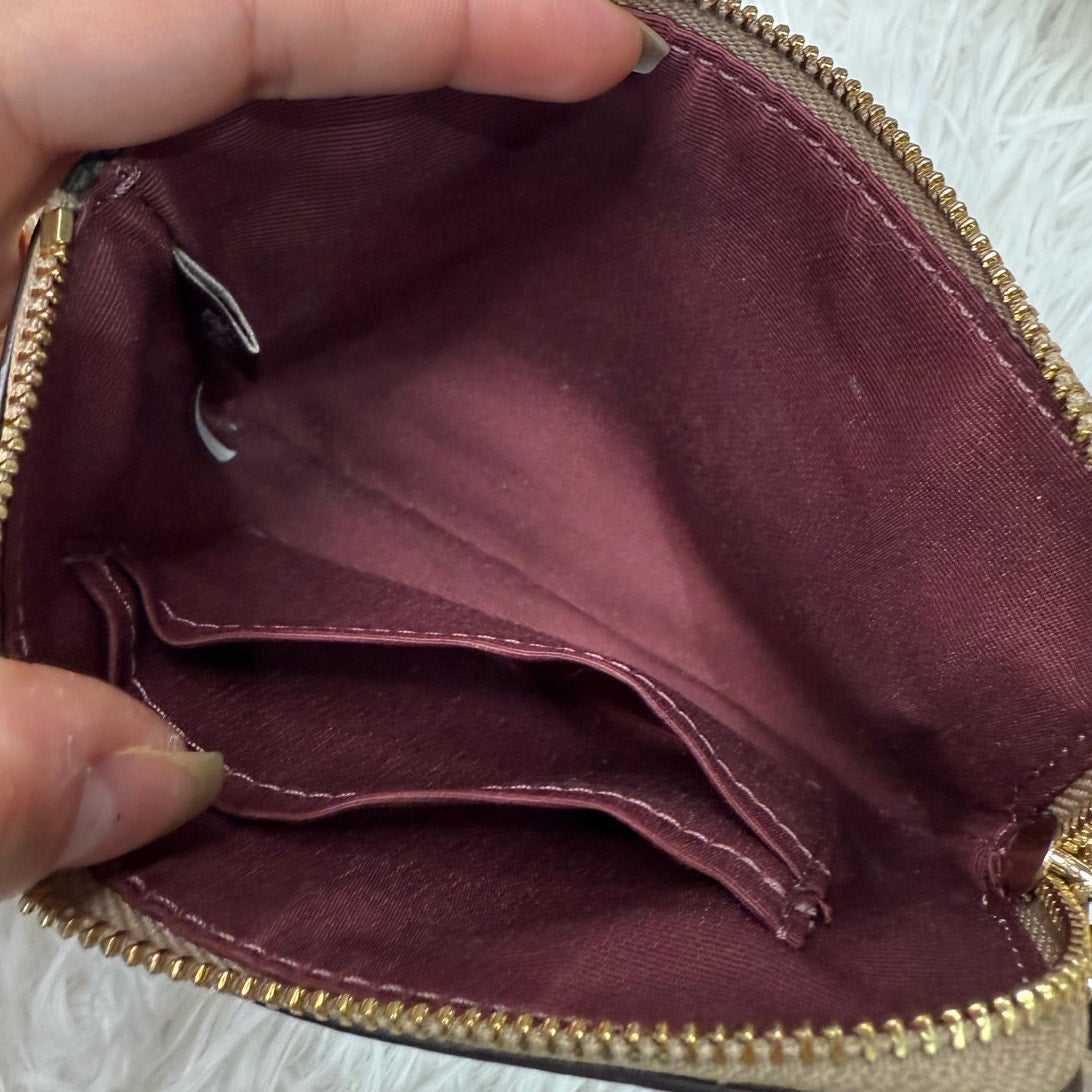 COACH Taupe Wristlet