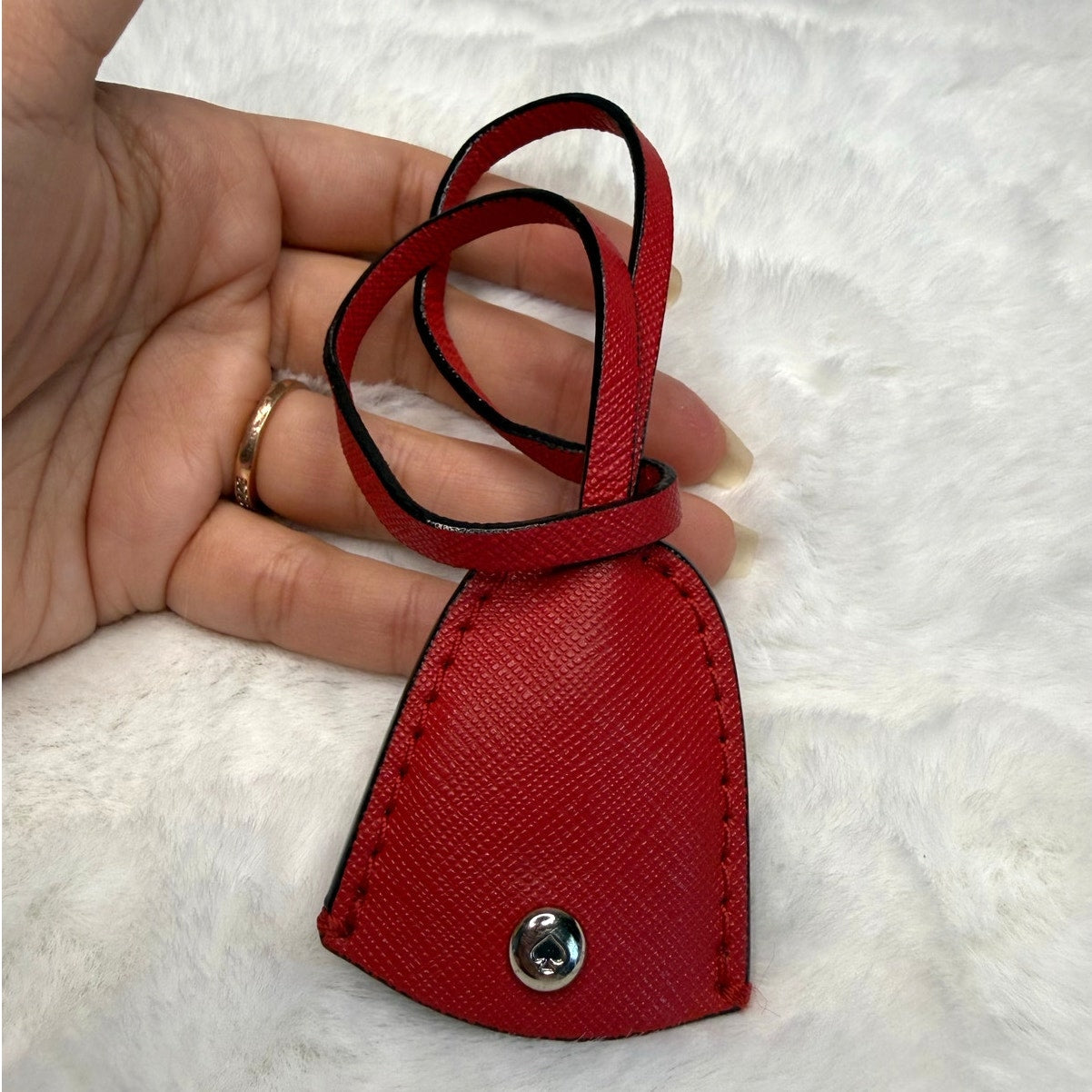 Kate Spade Red Bag Charm Key Fob