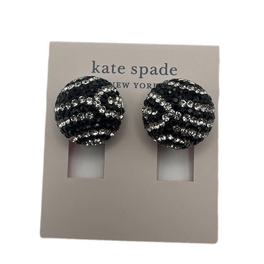 KATE SPADE New York EARN YOUR STRIPES STATEMENT STUDS IN BLACK