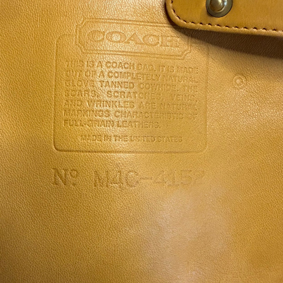 Vintage Coach 4152 Leather United States Backpack Crossbody Bag
