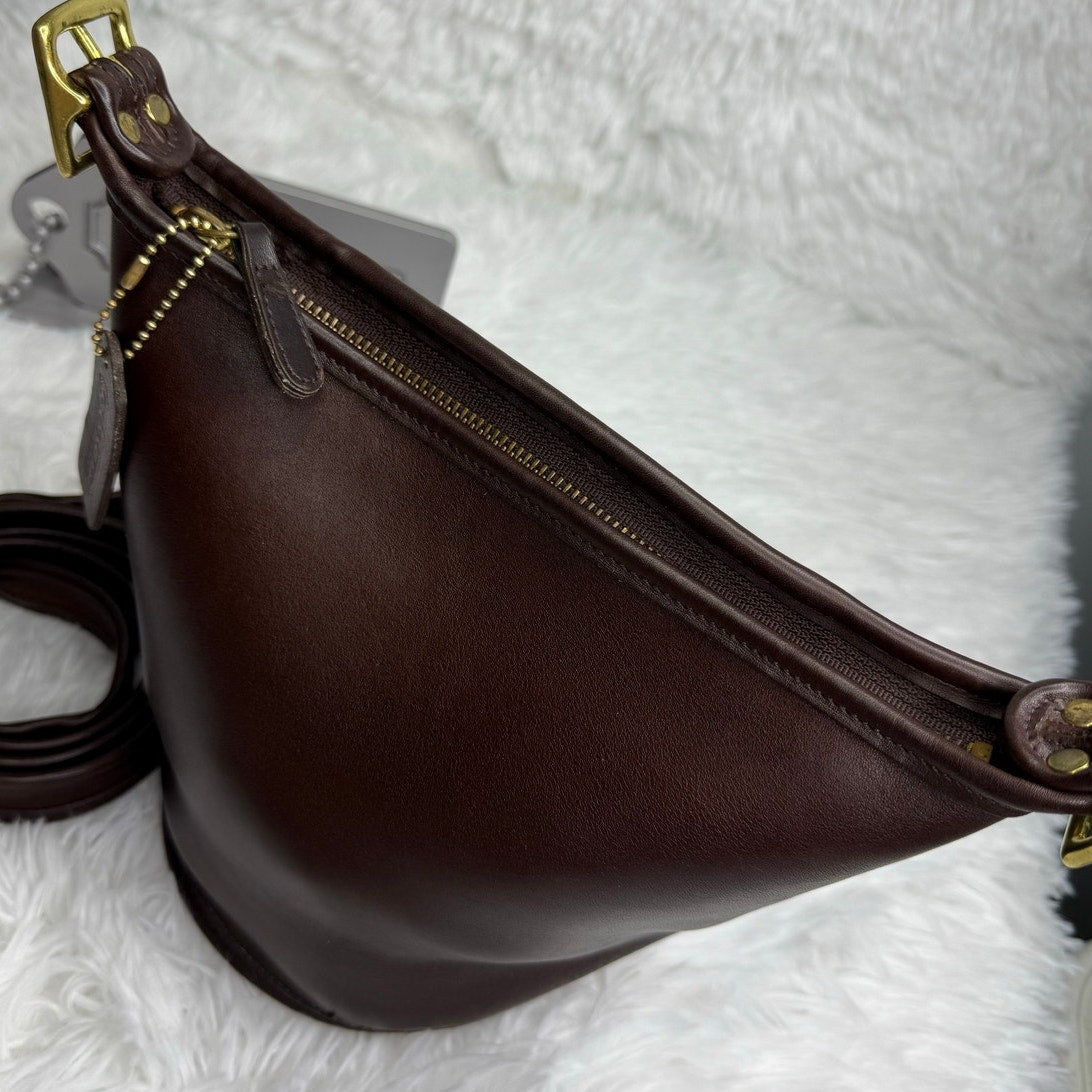 Vintage COACH Mahogany Maggie Duffle Sac 9019 Costa Rica Crossbody Shoulder Bag