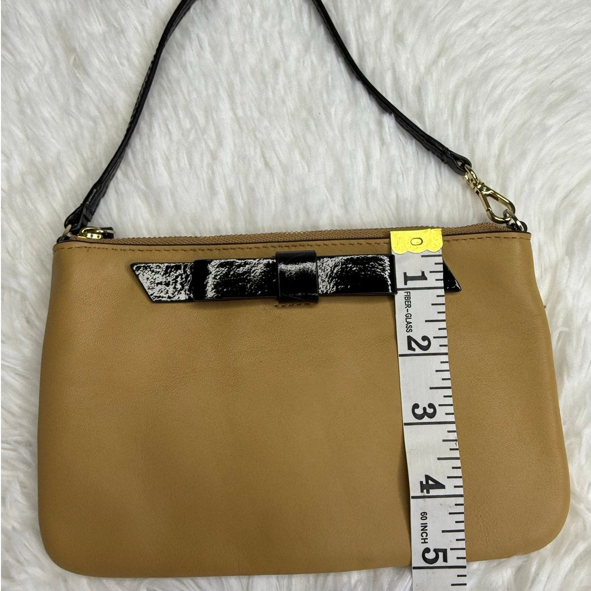 SALE Kate Spade New York Creamy Caramel Brown Mini Purse Wristlet