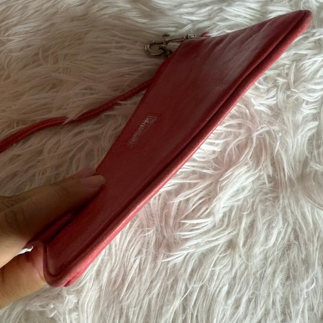 COACH Limited Edition Poppy Pink Wristlet