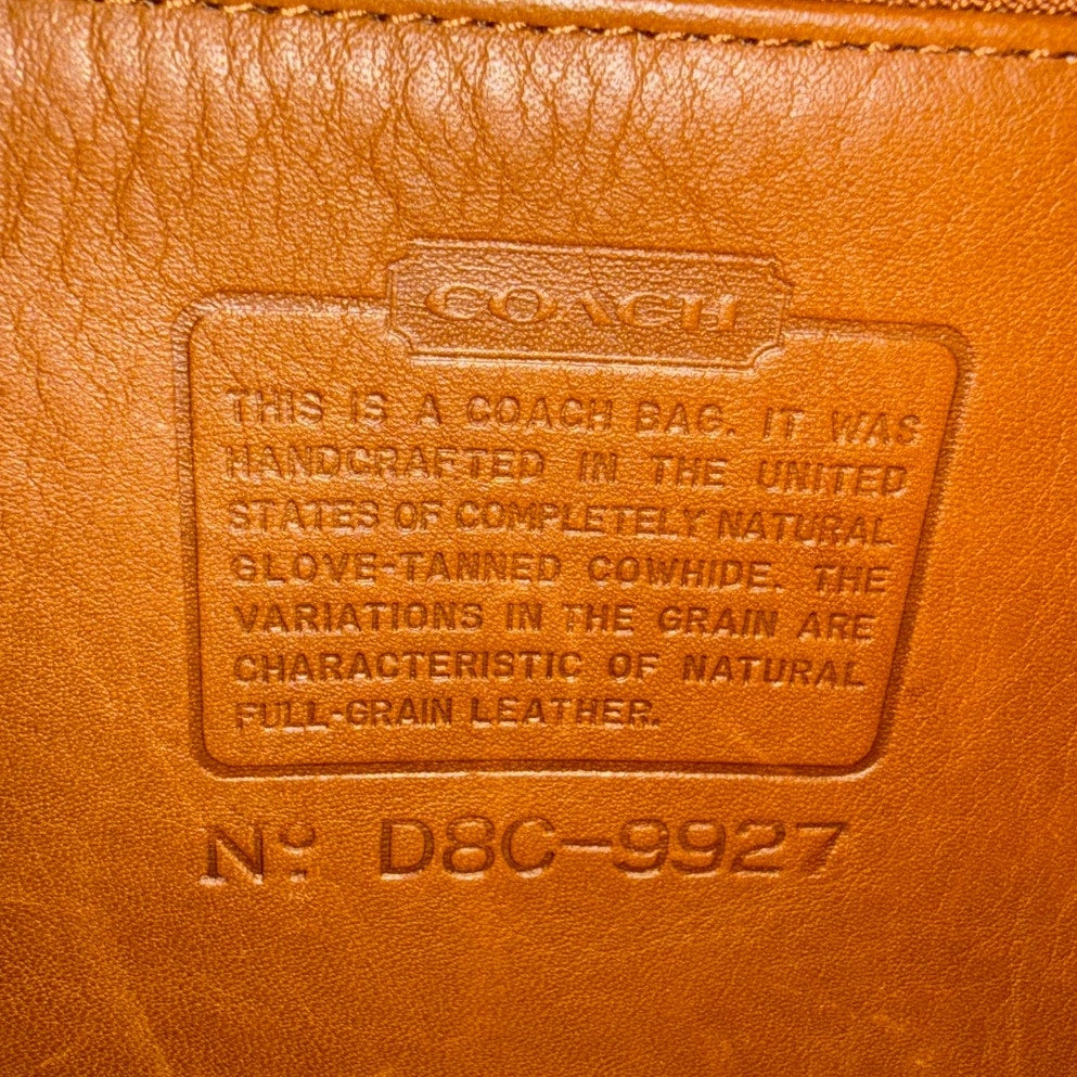 Vintaged Coach Willis 9927 British Tan 1998 Top Handle  Shoulder Bag