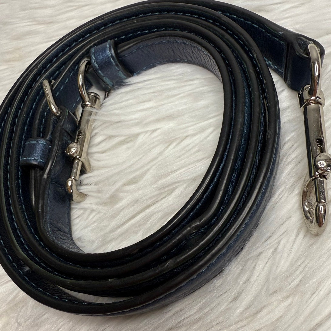 COACH Blue Metallic Replacement Crossbody Strap