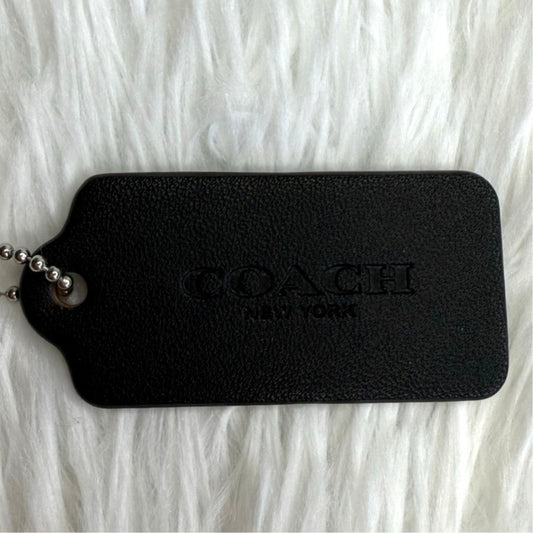 2" COACH Fob Bag Charm Hang tag Hangtag