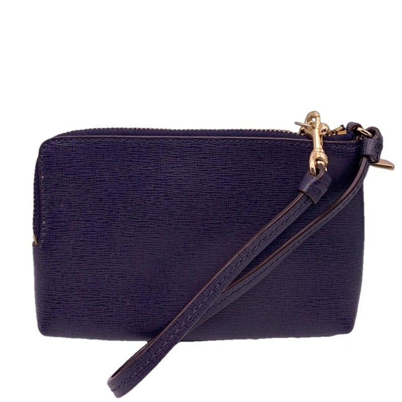 COACH Navy Wristlet