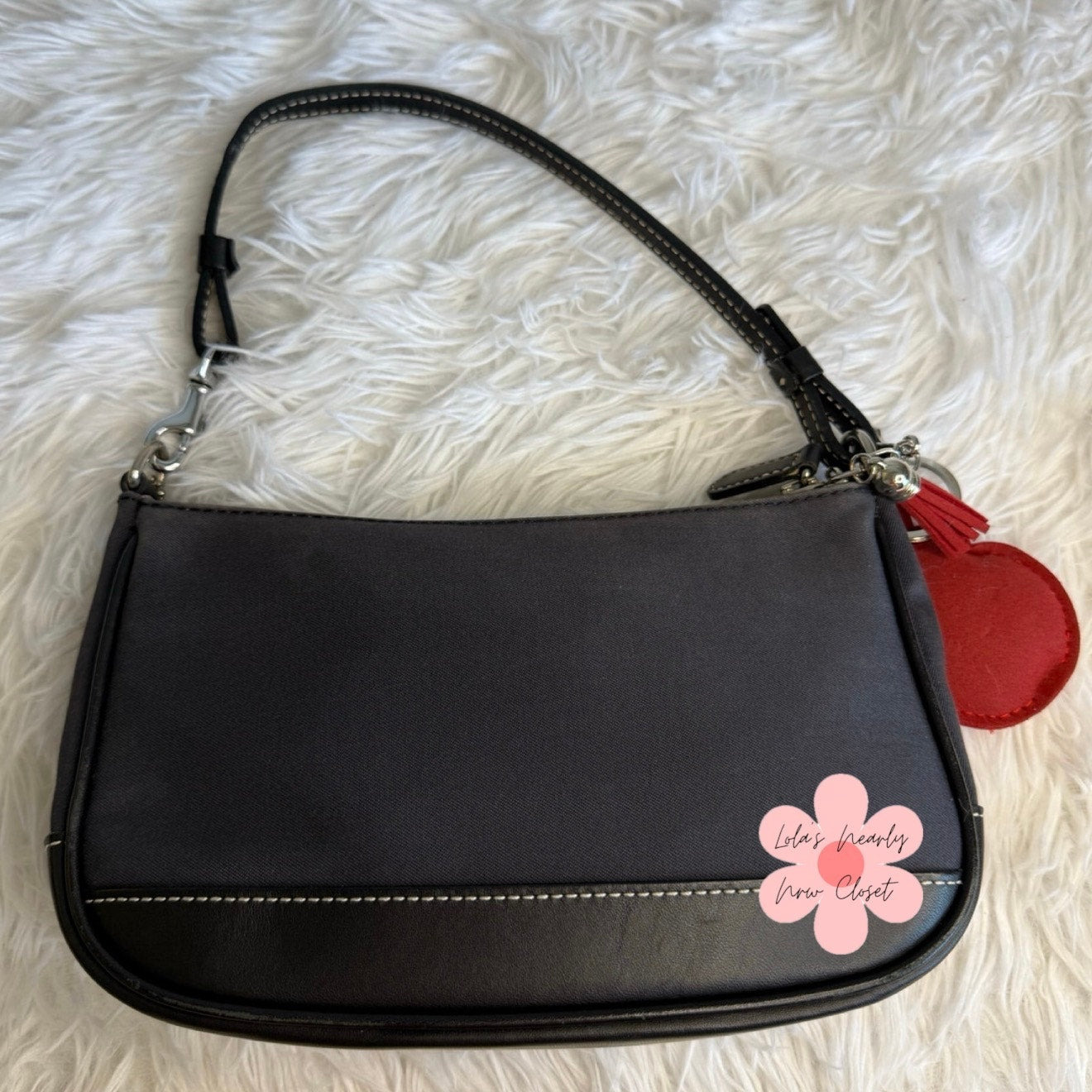 y2k COACH Vintage Mini Demi Hampton 7769 Mini Purse Shoulder Bag