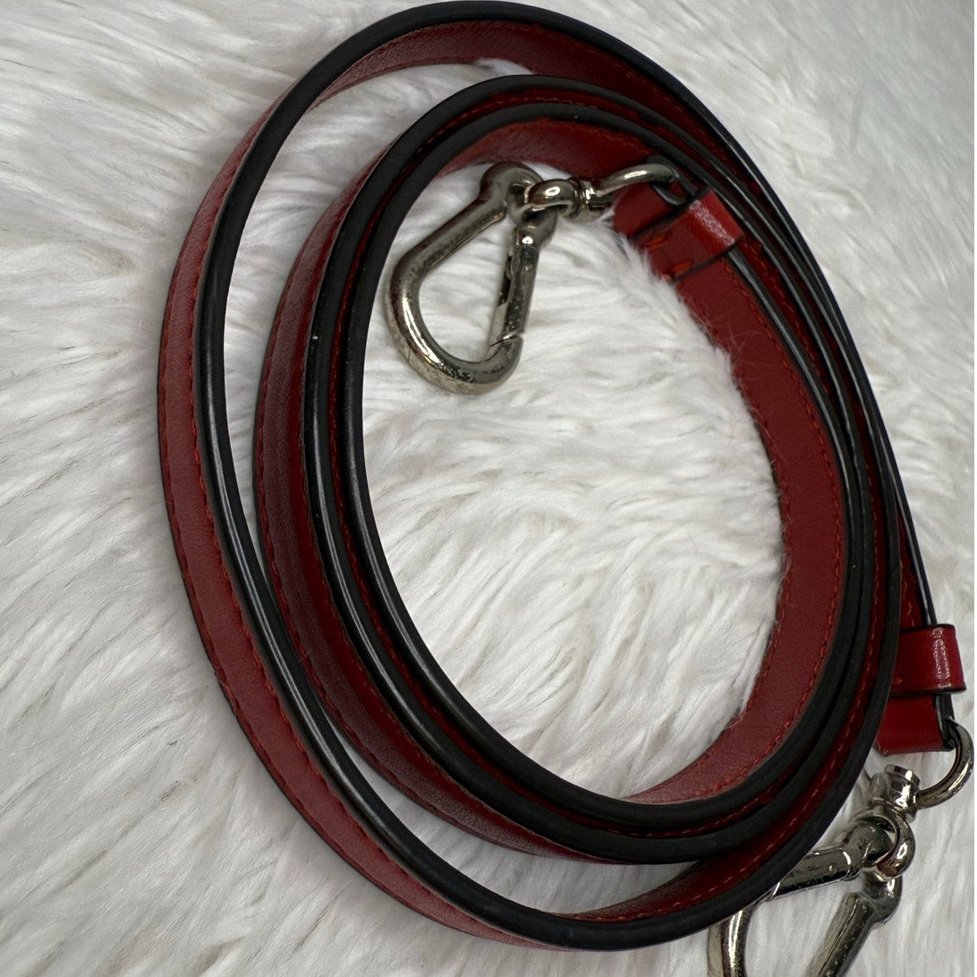 COACH Red Silver Replacement Shoulder Strap