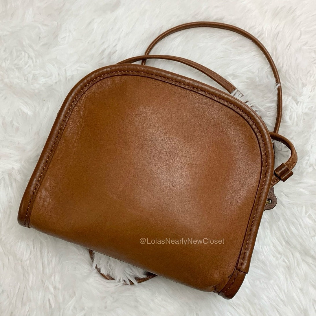 Vintage Coach 9017 Abby British Tan Shoulder Bag Crossbody