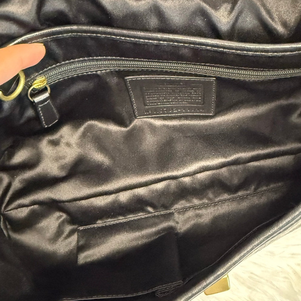 y2k COACH 11614 Ergo Flap Turnlock Shoulder Bag