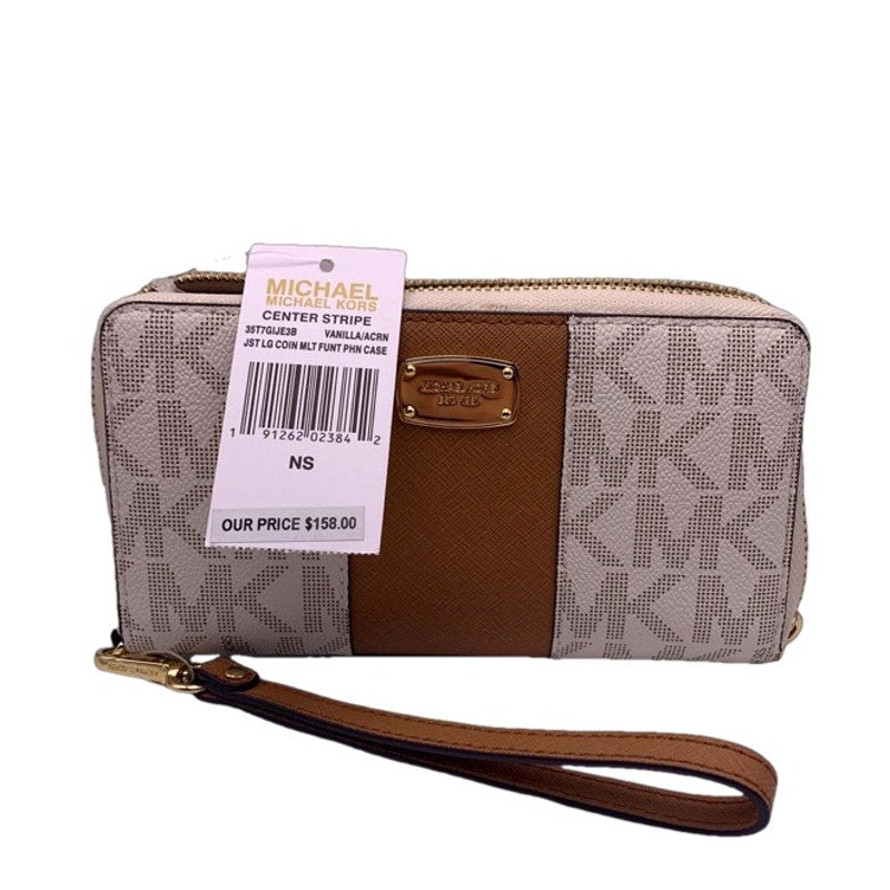 NWT Michael Kors Jet Set Long Multifunction Phone Case Wallet Wristlet