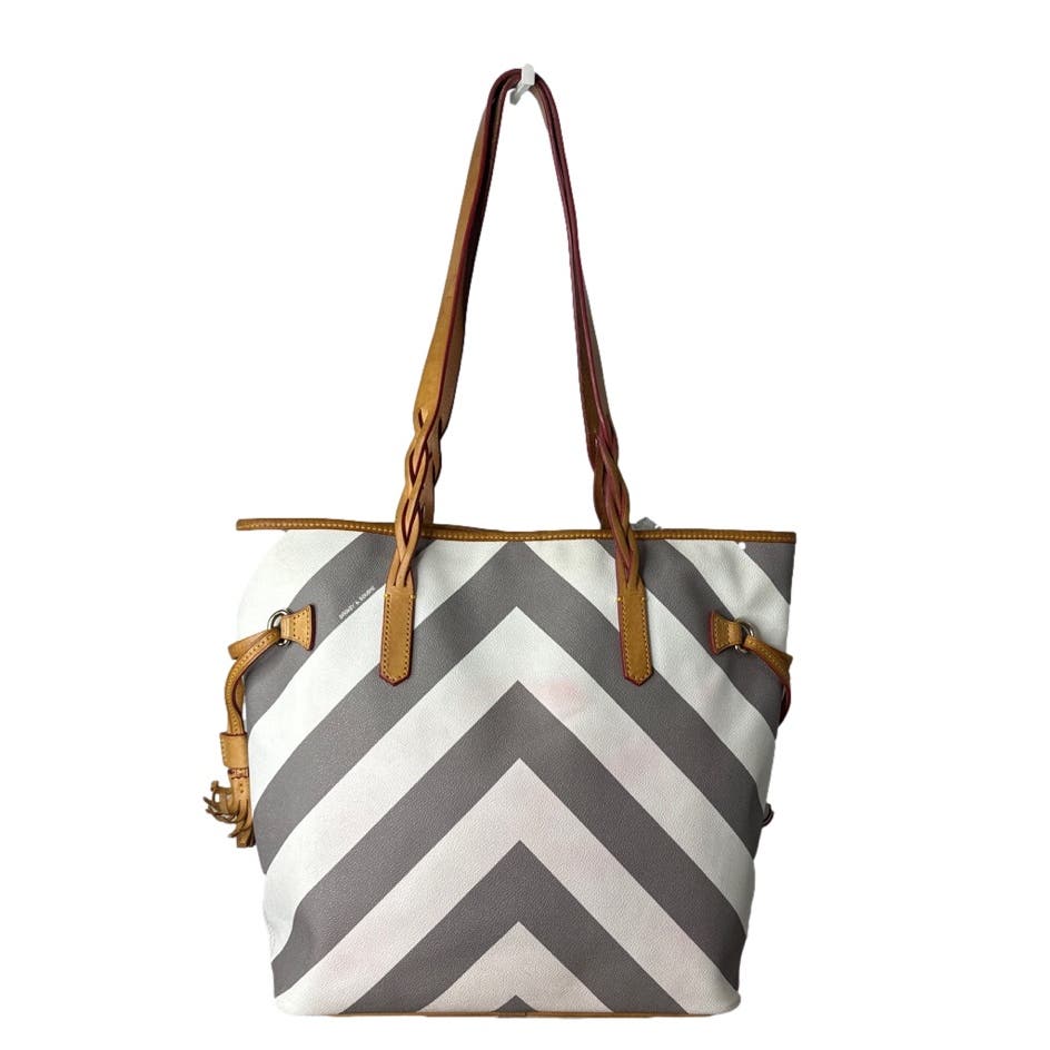 DOONEY & BOURKE Gray and White Large Tote