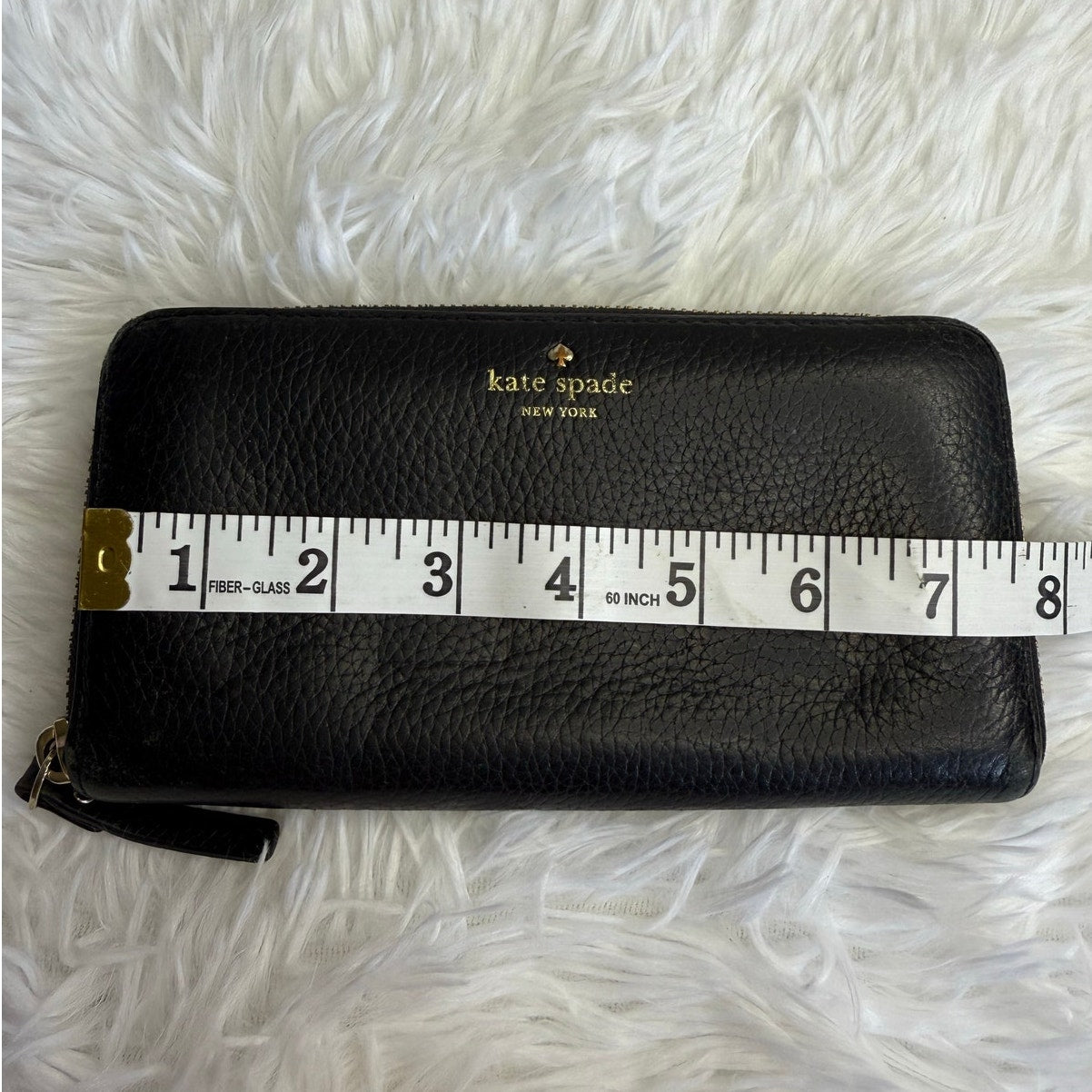 Kate Spade New York Black Zip Around Wallet