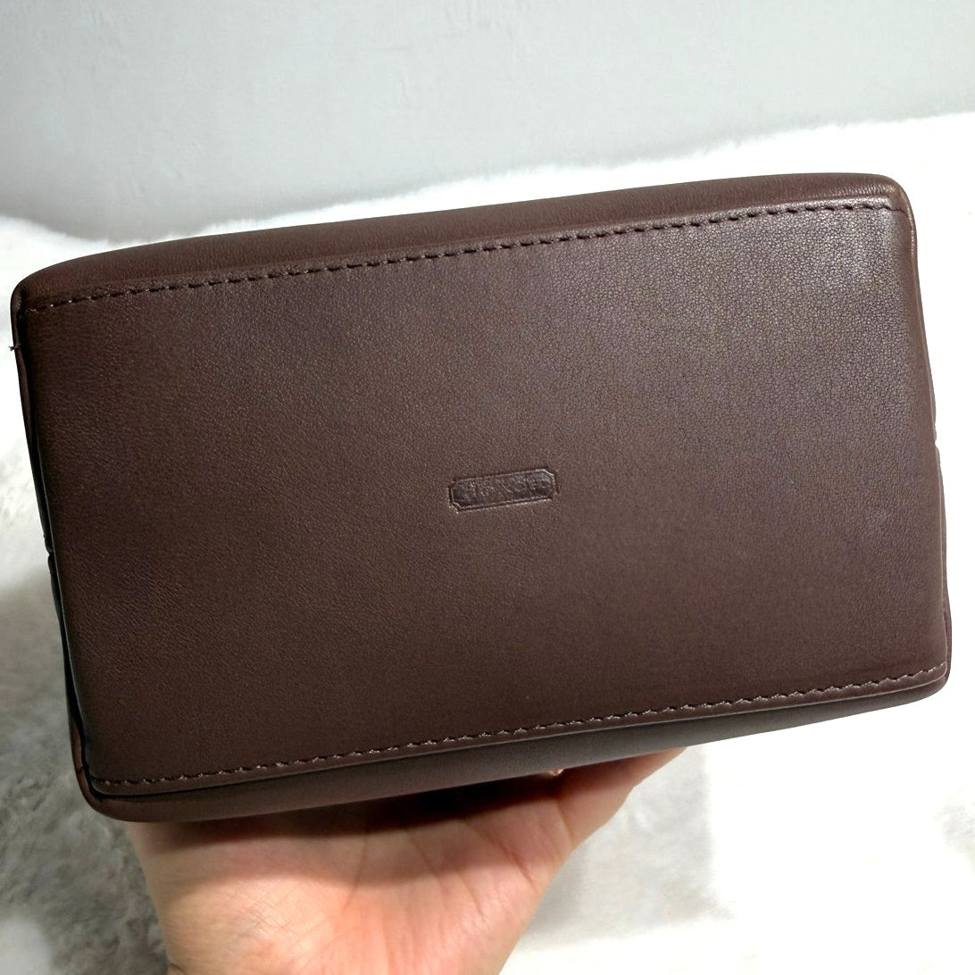 Vintage COACH Classic Pouch Mahogany 9261 Dominican Republic