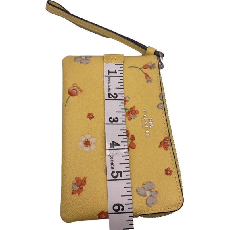 COACH Floral Wristlet