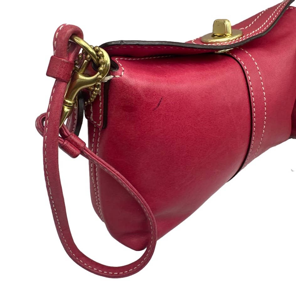 COACH Hot Pink Wristlet / Mini Bag
