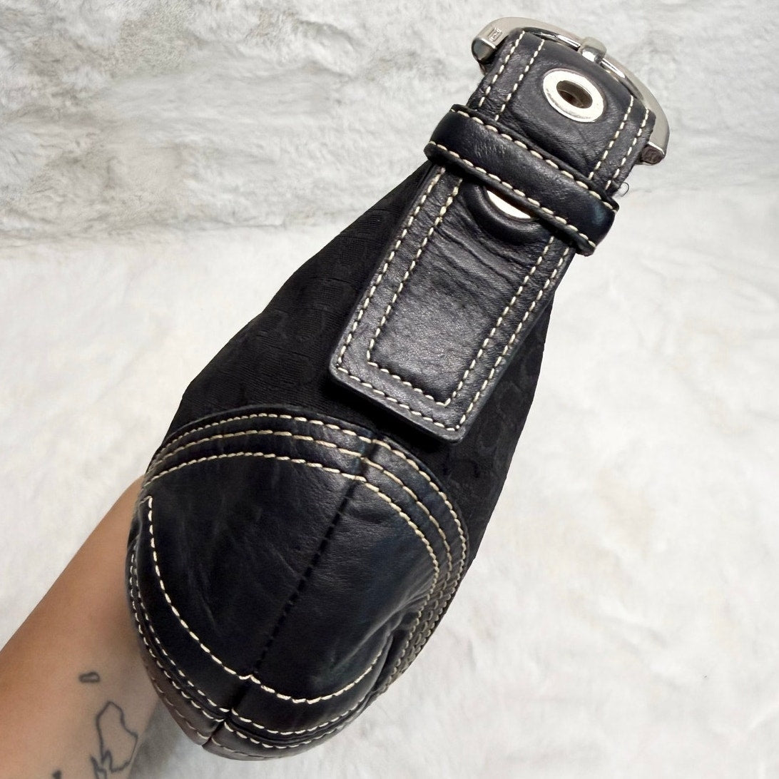 y2k Coach Vintage Soho Black Hobo Shoulder Bag