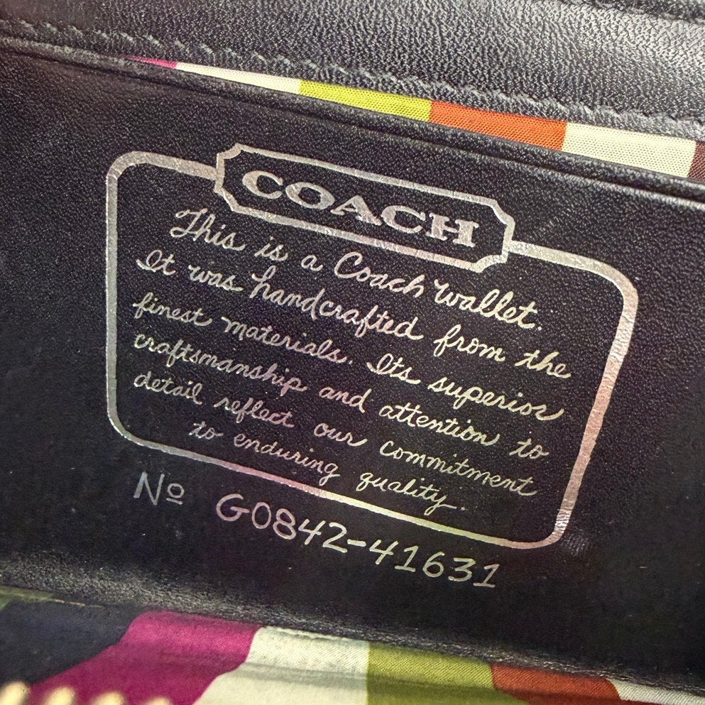 Coach Legacy Black Collect Wallet