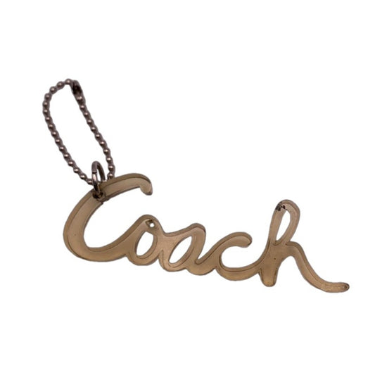 COACH Signature Poppy HangTag Bag Charm Fob