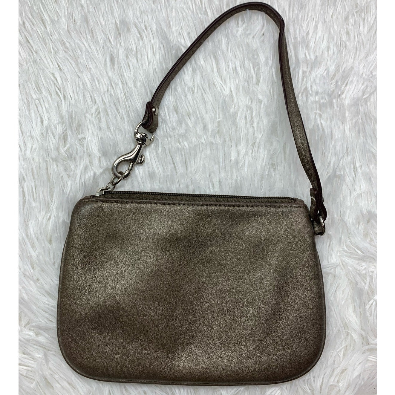 SALE COACH Gray Wristlet